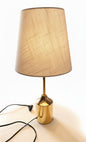 Contemporary Polished Brass Cylinder Table Lamp  HD014
