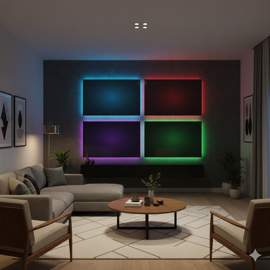 5M RGB LED Strip Light Kit  12V SMD 5050 (60 LEDs/m) with Remote Control