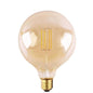LED Filament Bulb 6W  Amber Warm White 3000K (E27 Decorative Globe)