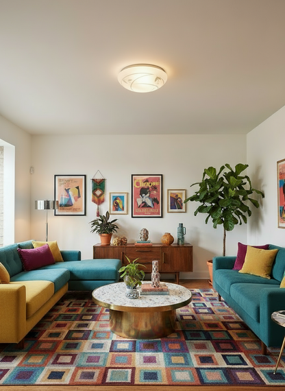 Frosted  Glass Ceiling Light fitting ZIMU01-300