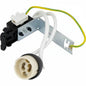 GU10 Connector with Bracket & Earth Wire (H1-13)  Ceramic Lamp Holder 220V