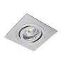 Tiltable Aluminium Square Downlight Holder  Adjustable Recessed Spotlight Frame