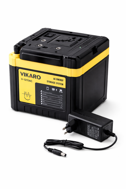100W Portable AC Energy Storage System (V-1215AC, 220V LiFePO4 Backup Power Unit)