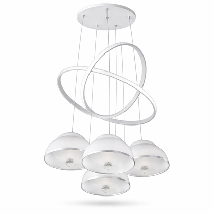 Modern RGB LED Kitchen Pendant Light  5 Colour Changing | Model 8073/3+1