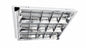 LED Tube light recessed Louver fitting -3-Tube commercial ceiling fixture
