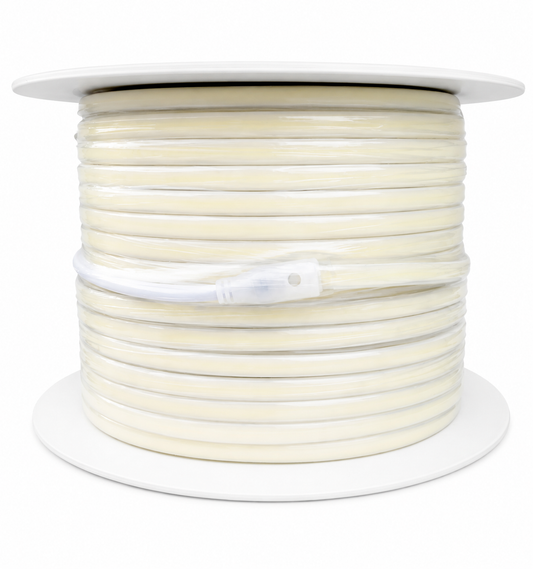 220V COB LED Strip Light Roll – 100m | 20W/m | IP65 Waterproof | 6500K Cool White