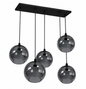 5 light smoked Round glass pendant  Chandelier , Morden Luxurious Ceiling light
