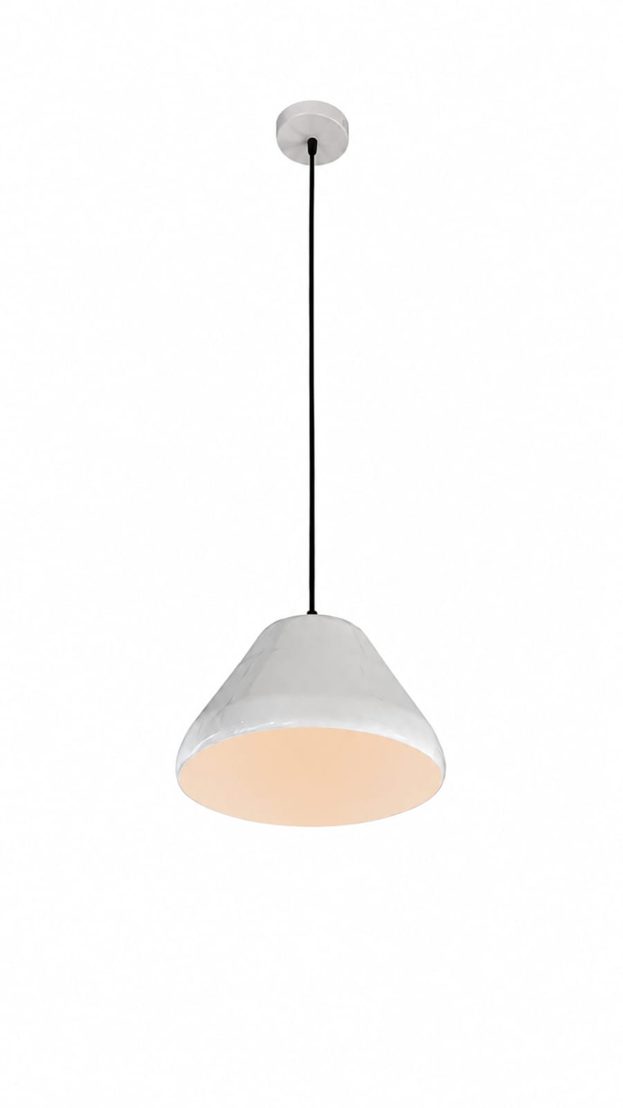 Cone pendant light Green, black, white and grey