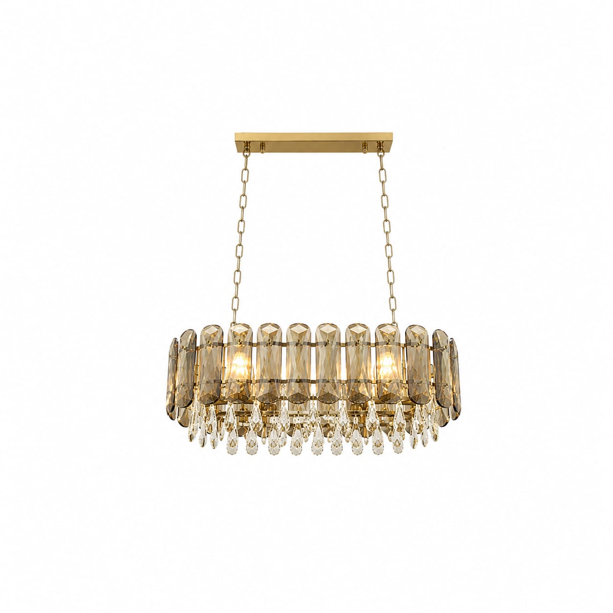 Luxury Gold Crystal Chandelier