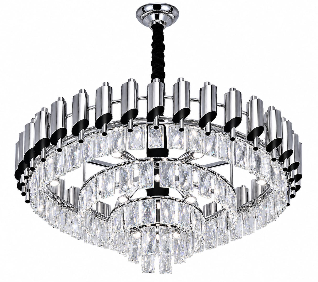 Luxury Crystal Chandelier  Gold Finish (BQ-CD465)