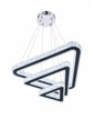 Modern geometric crystal LED pendant Chandelier