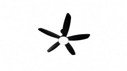 Modern 5-Blade LED Ceiling fan -Black