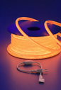 220V COB LED Strip Light Red  8mm | IP65 Outdoor | 100M Roll (12cm Cuttable)