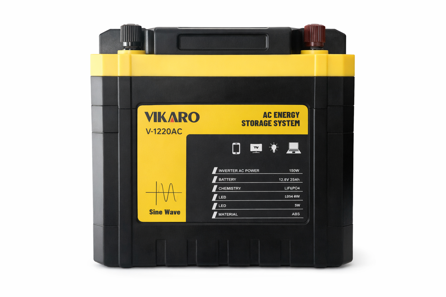 150W Portable AC Energy Storage System (V-1220AC, 220V LiFePO4 Backup Power Unit)
