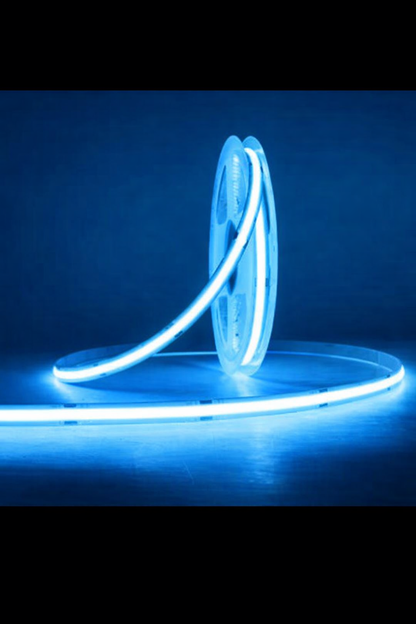12V COB Blue LED Soft Light Strip  8mm (5m Roll)