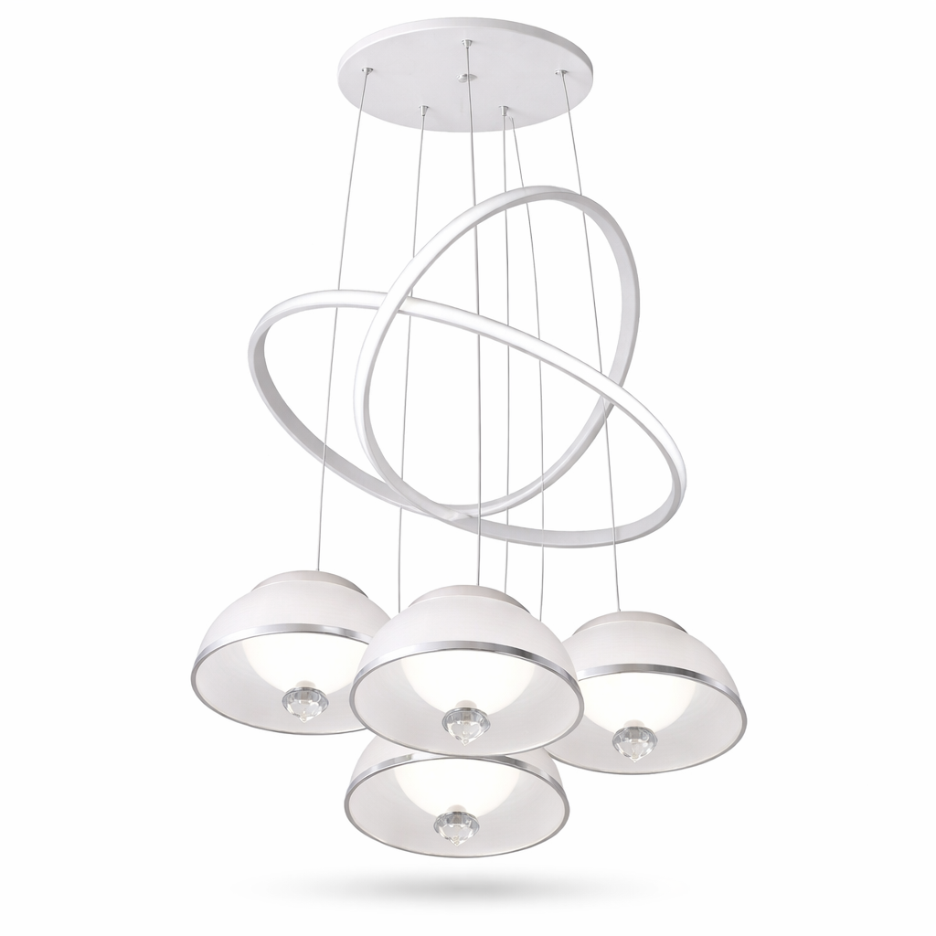 Modern RGB LED Kitchen Pendant Light  5 Colour Changing | Model 8073/3+1