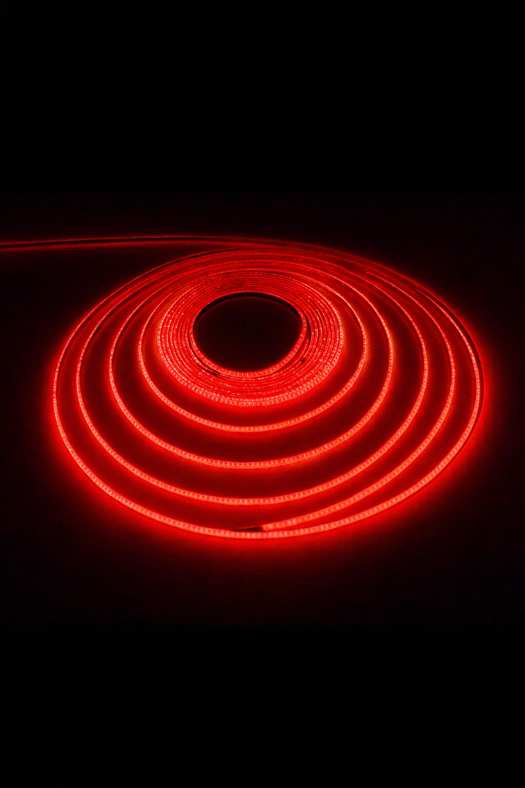24V COB Red LED Soft Light Strip  10m Roll (8mm)