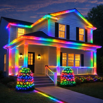 100m RGB LED Strip Light 220V  Waterproof Color Changing Rope Light (5050)