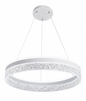 Modern Crystal Ring LED Chandelier  3 Colour Changing Luxury Pendant Light (D9003/500)