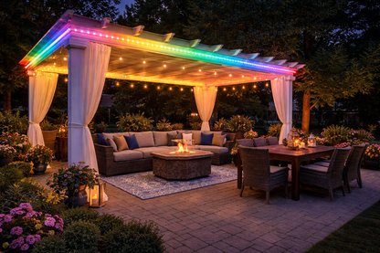 100m RGB LED Strip Light 220V  Waterproof Color Changing Rope Light (5050)