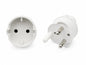 Redisson 16A Schuko Socket to 3-Pin Plug Adapter – White R16