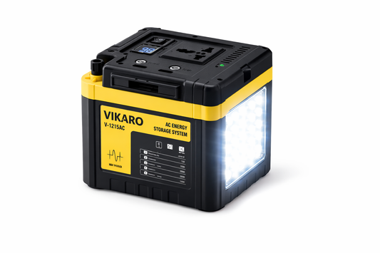 100W Portable AC Energy Storage System (V-1215AC, 220V LiFePO4 Backup Power Unit)