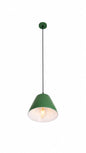 Cone pendant light Green, black, white and grey
