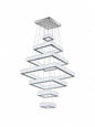 7-Tier Luxury Crystal LED Chandelier – Adjustable Warm & Cool White