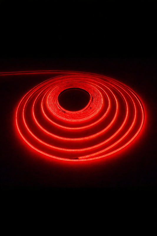 12V COB Red LED Soft Light Strip  8mm (5m Roll)