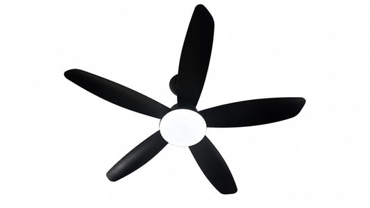 Modern 5-Blade LED Ceiling fan -Black