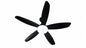 Modern 5-Blade LED Ceiling fan -Black