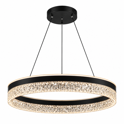 Modern black Iron, Acrylic, and Glass Crystal Chandelier (3 color).D9002/500