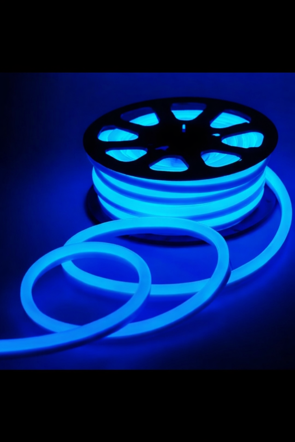 220V LED Neon Strip Light  Blue (50 Meter Roll)