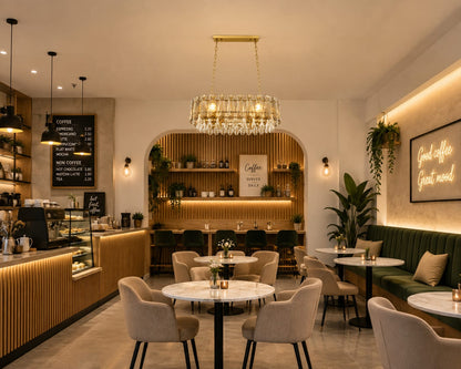Luxury Gold Crystal Chandelier