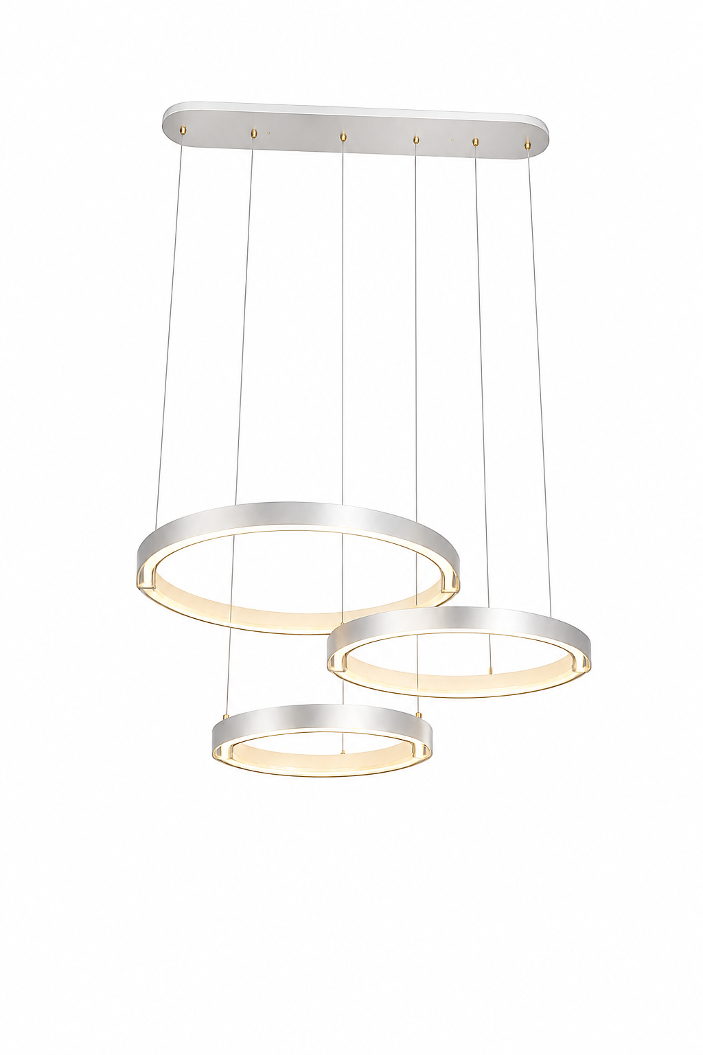 3 color Modern Ring Gold Premium Sense Dining Chandelier Pendant Light (3 Rings) 2261/3-4-5